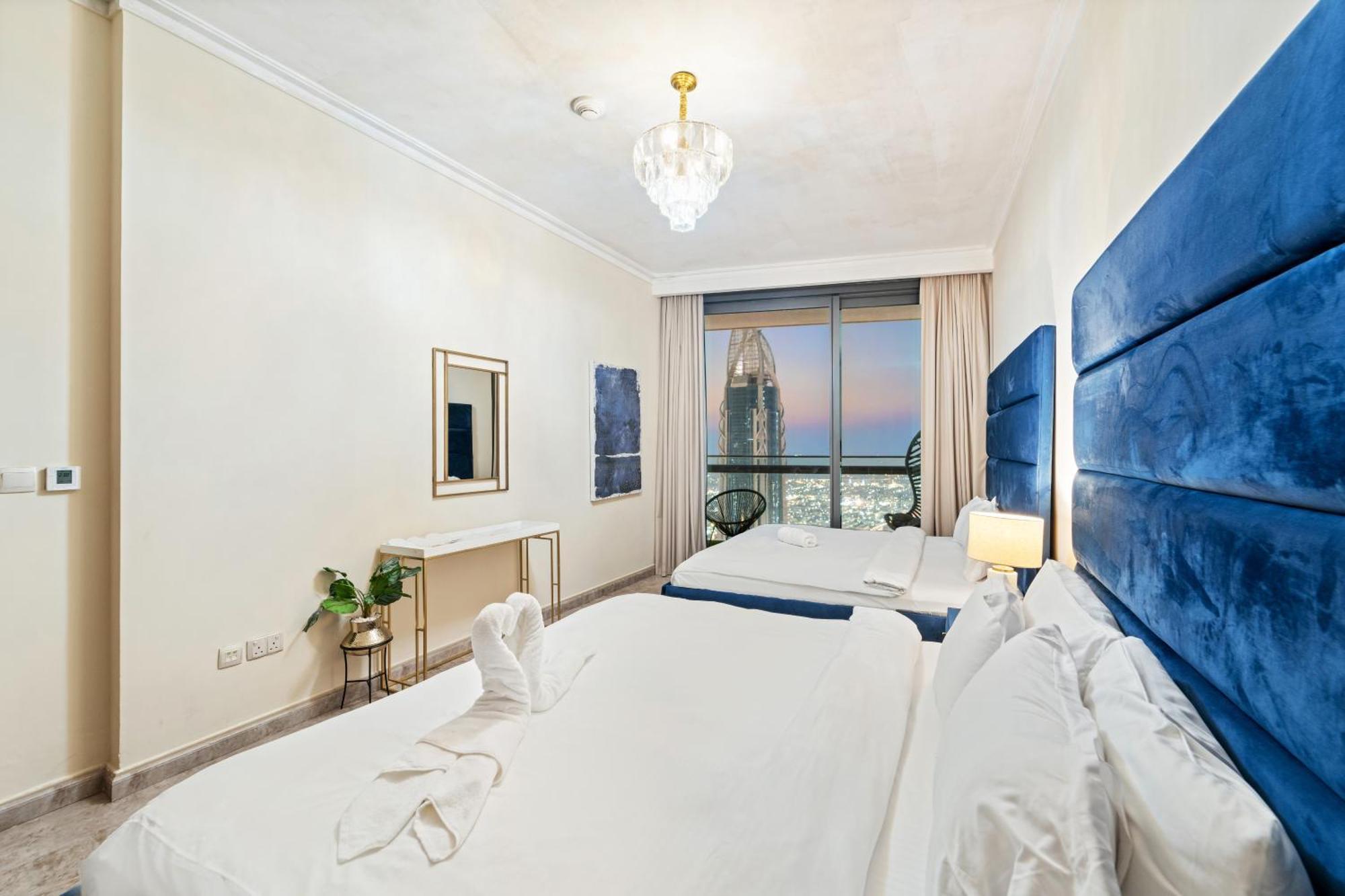 First Class 2Br With Full Dubai Skyline & Sea View Buitenkant foto