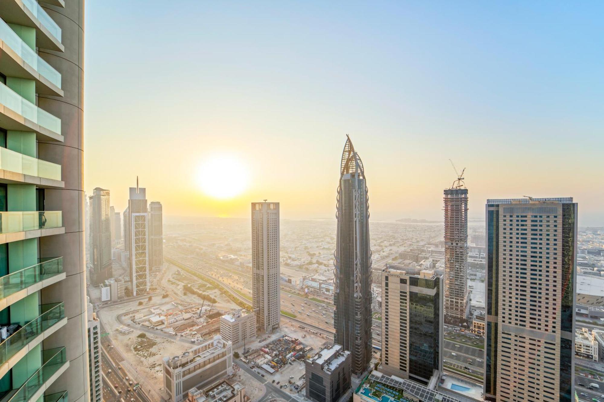 First Class 2Br With Full Dubai Skyline & Sea View Buitenkant foto
