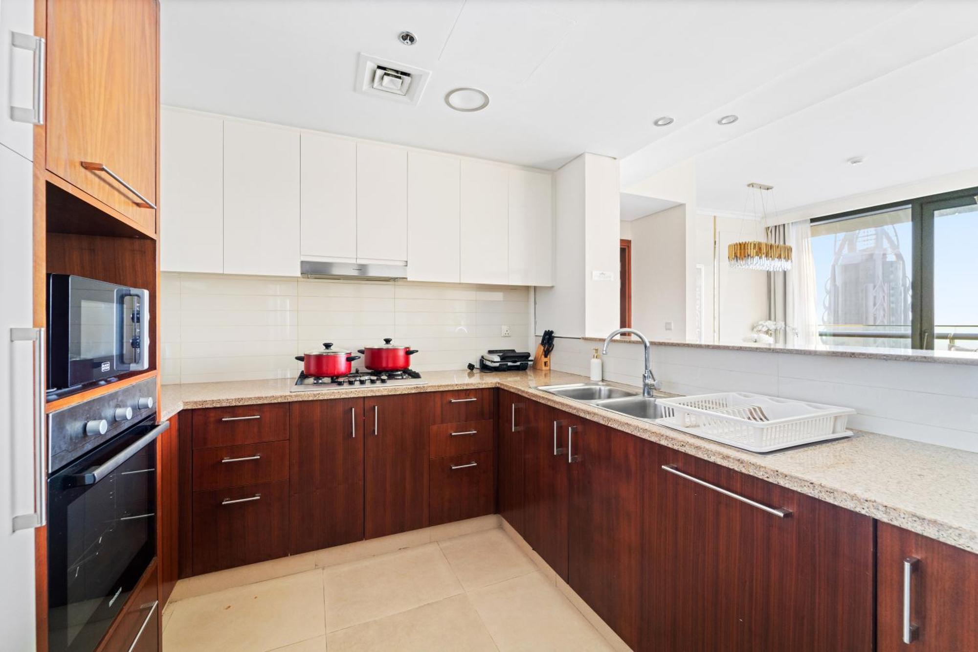 First Class 2Br With Full Dubai Skyline & Sea View Buitenkant foto