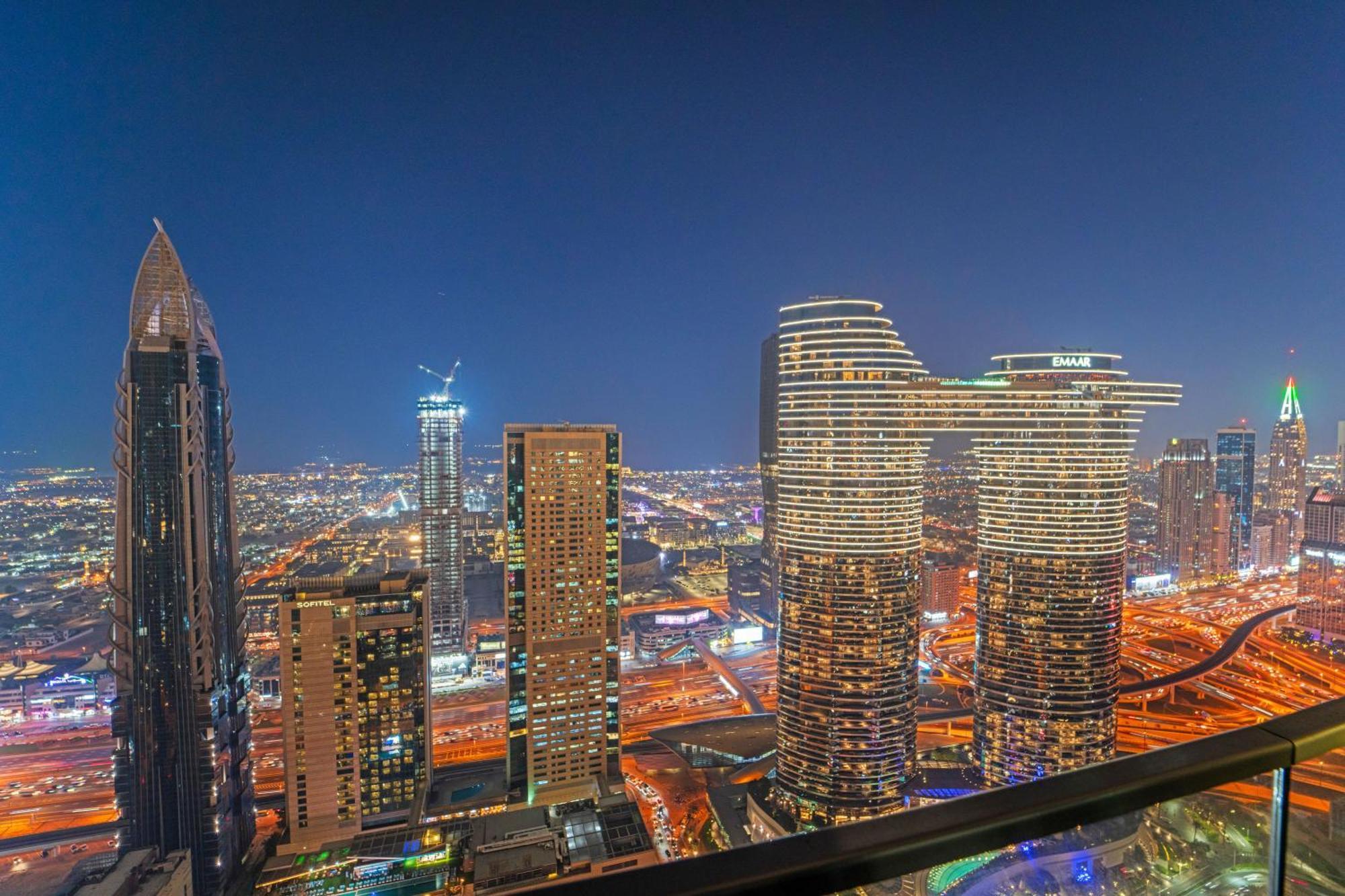 First Class 2Br With Full Dubai Skyline & Sea View Buitenkant foto