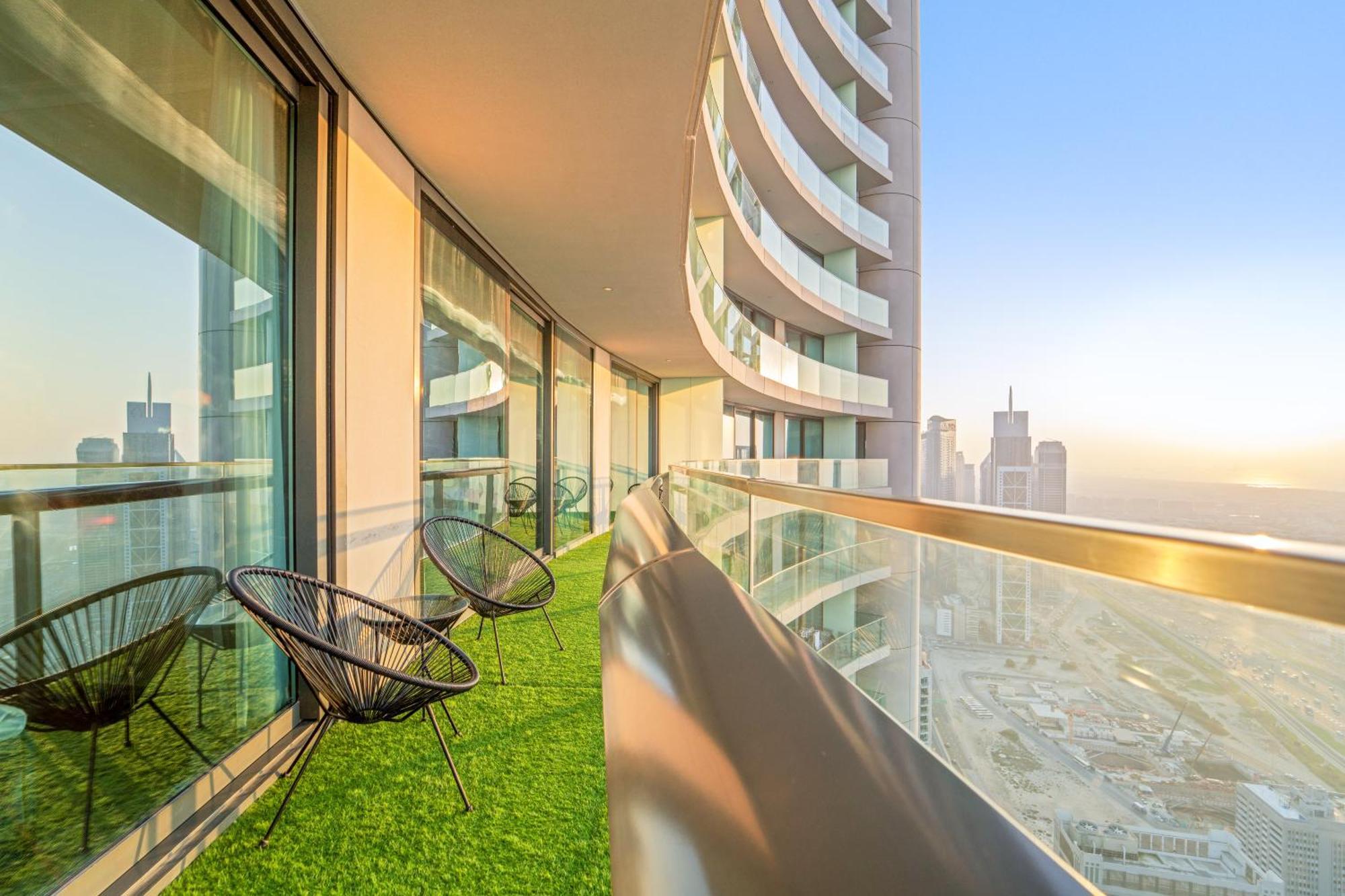 First Class 2Br With Full Dubai Skyline & Sea View Buitenkant foto