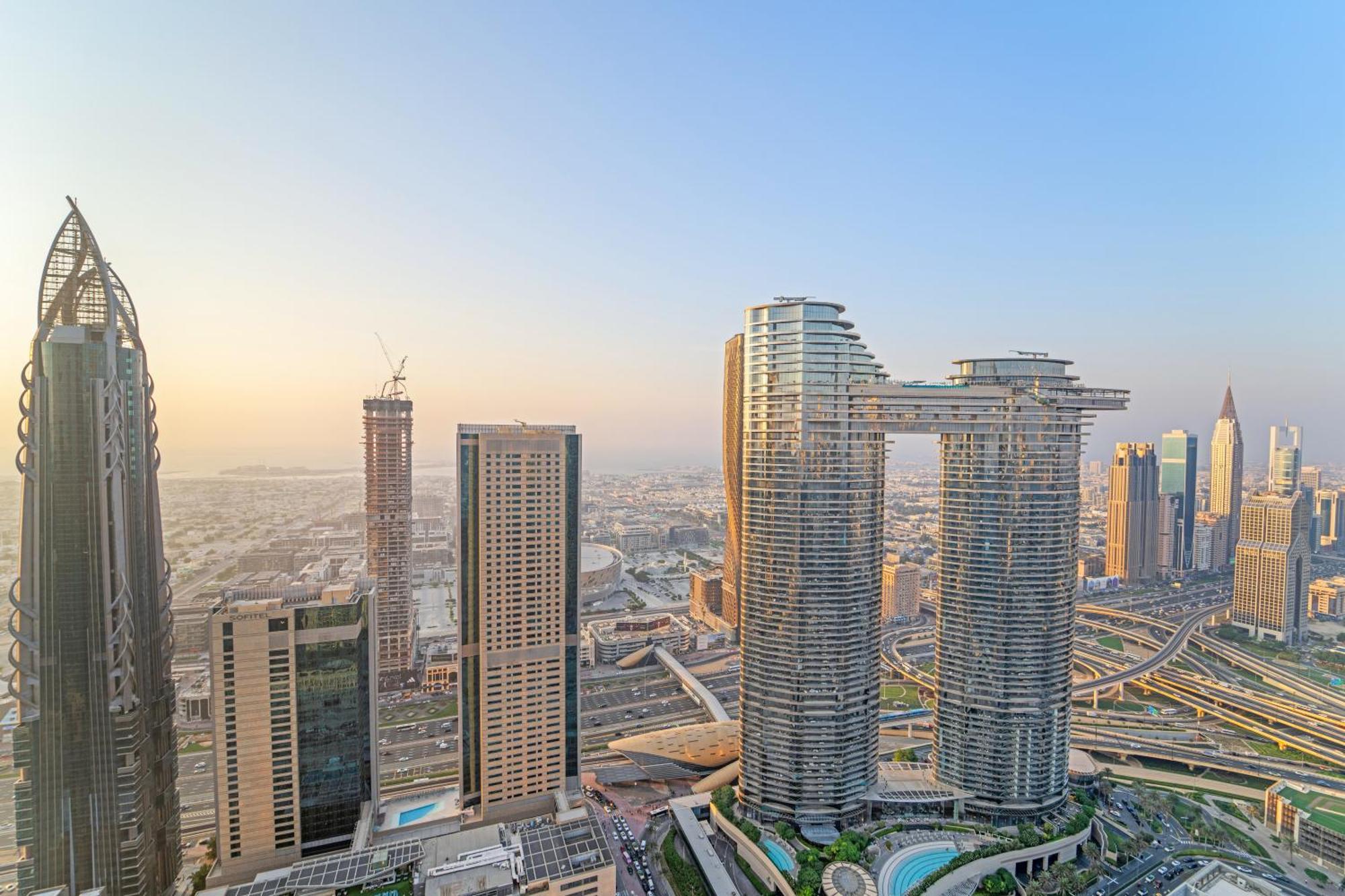 First Class 2Br With Full Dubai Skyline & Sea View Buitenkant foto